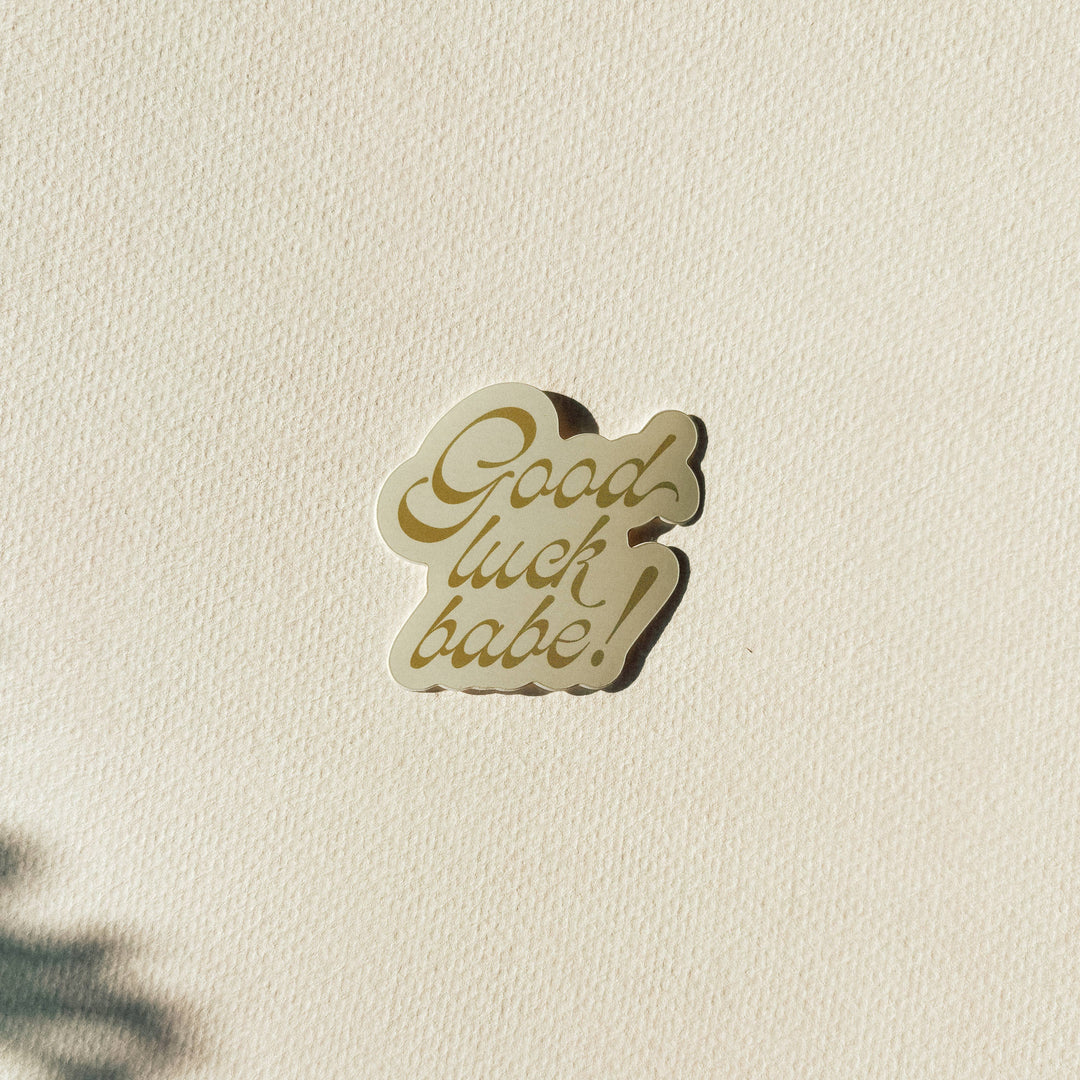 Artbaby : Good Luck Babe Sticker