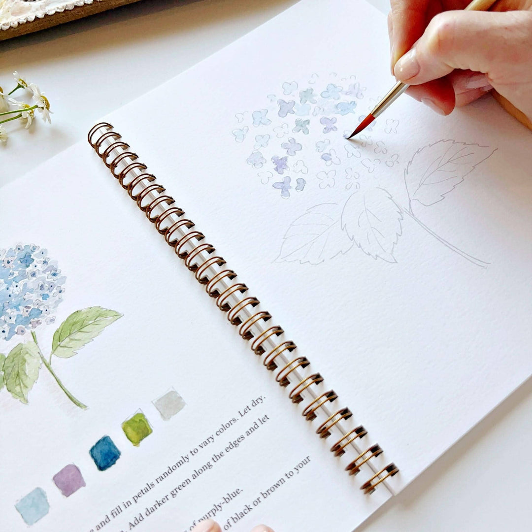 Emily Lex :  Flowers watercolour workbook
