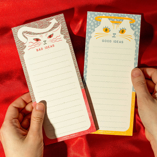 Bromstad Printing : Bad Ideas - Tall Risograph Notepad
