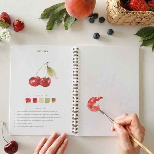 Emily Lex : Fruit watercolour workbook
