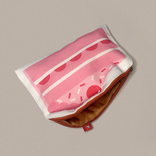 Maivan Goodies : Cake Canvas Zipper Pouch/Pencil Case