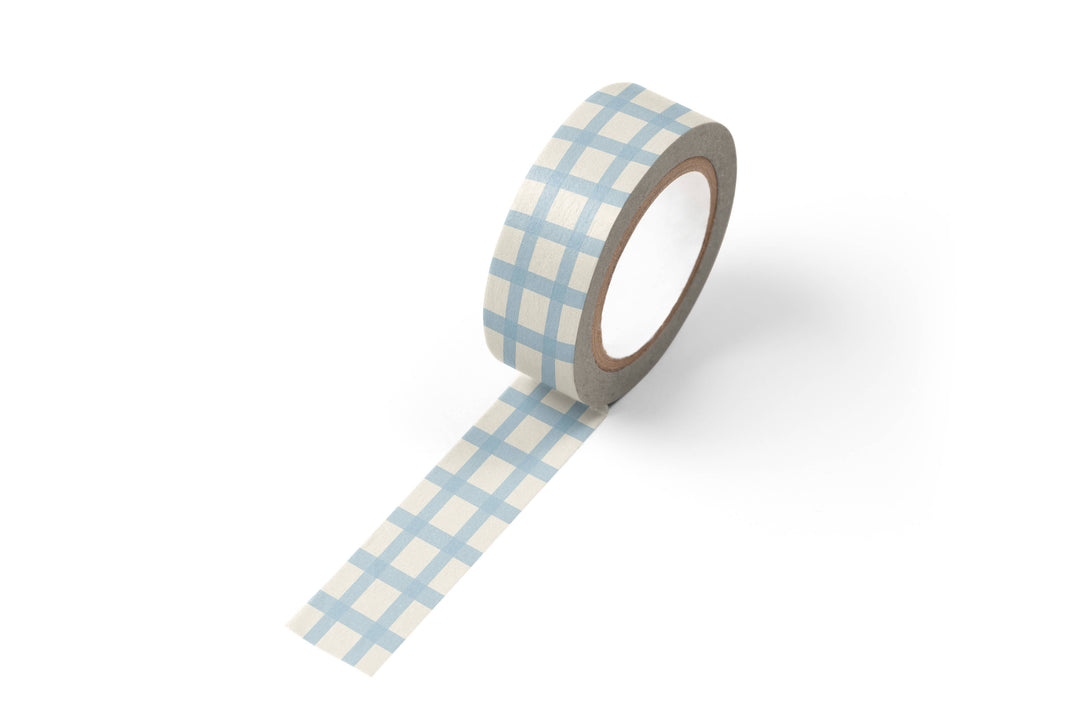 Ruff House : Gingham Washi Tape : Sky Blue