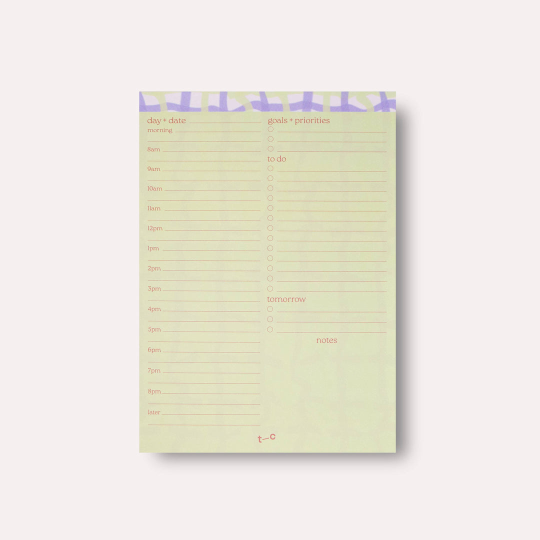The Completist : Neroli Daily Planner Pad