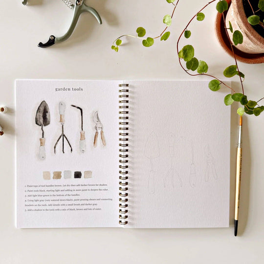 Emily Lex : Garden watercolour workbook