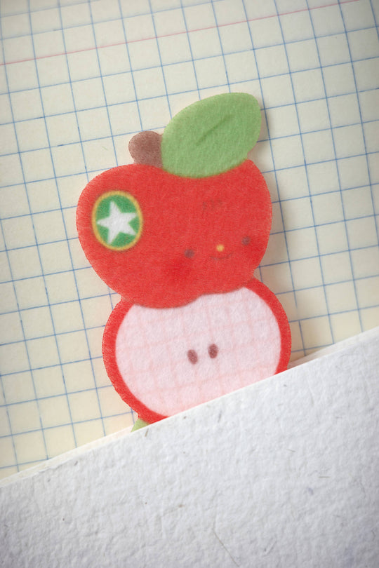 Natamori : Apples • felt bookmark