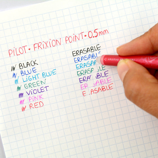 Pilot : Frixion Point : Erasable Gel Pen 0.5mm