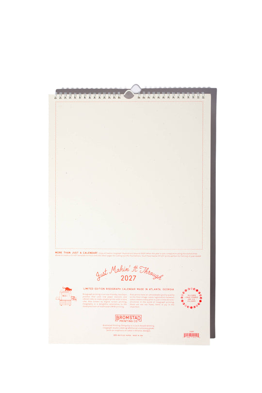 Bromstad Printing Co. : 2027 Wall Calendar