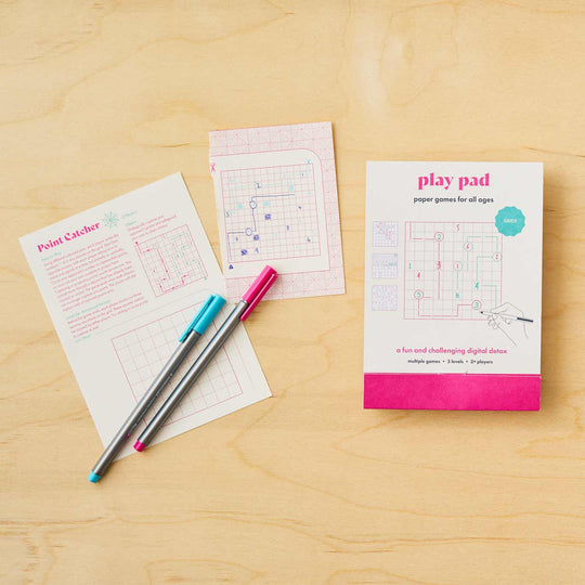 Play Pad Grid - Paper & Pen Games for Screen-Free Fun