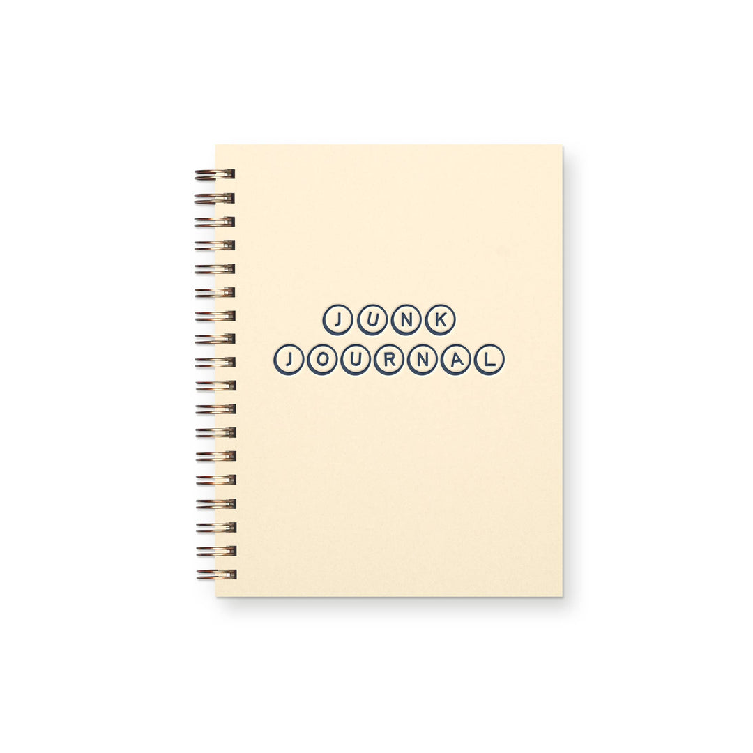 Ruff House : Junk Journal Beads Journal : Dot Grid Notebook