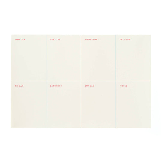 Weekly Notepad