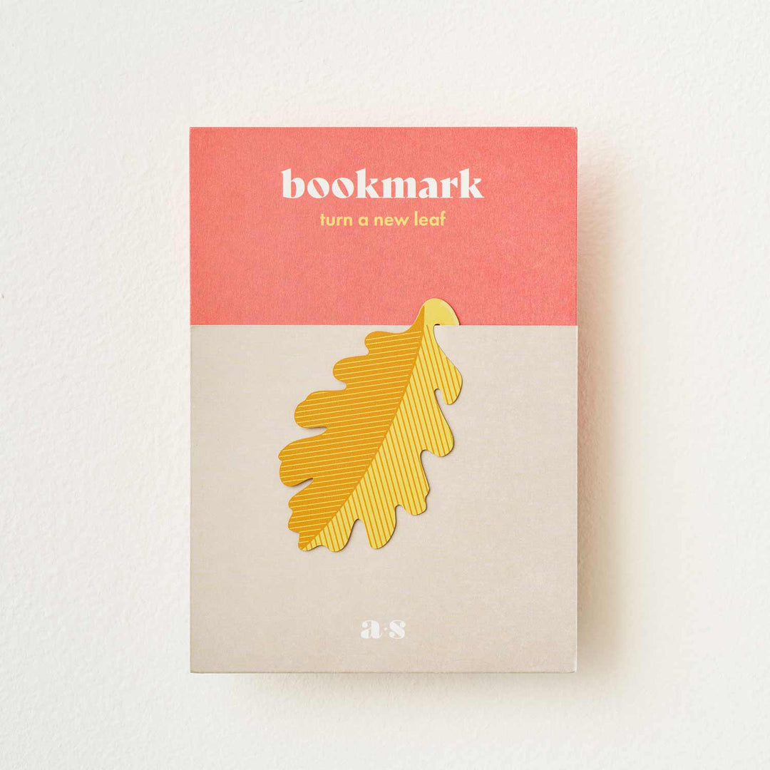 Bookmark - Leaf Page Marker, Nature Inspired Autumn Gift