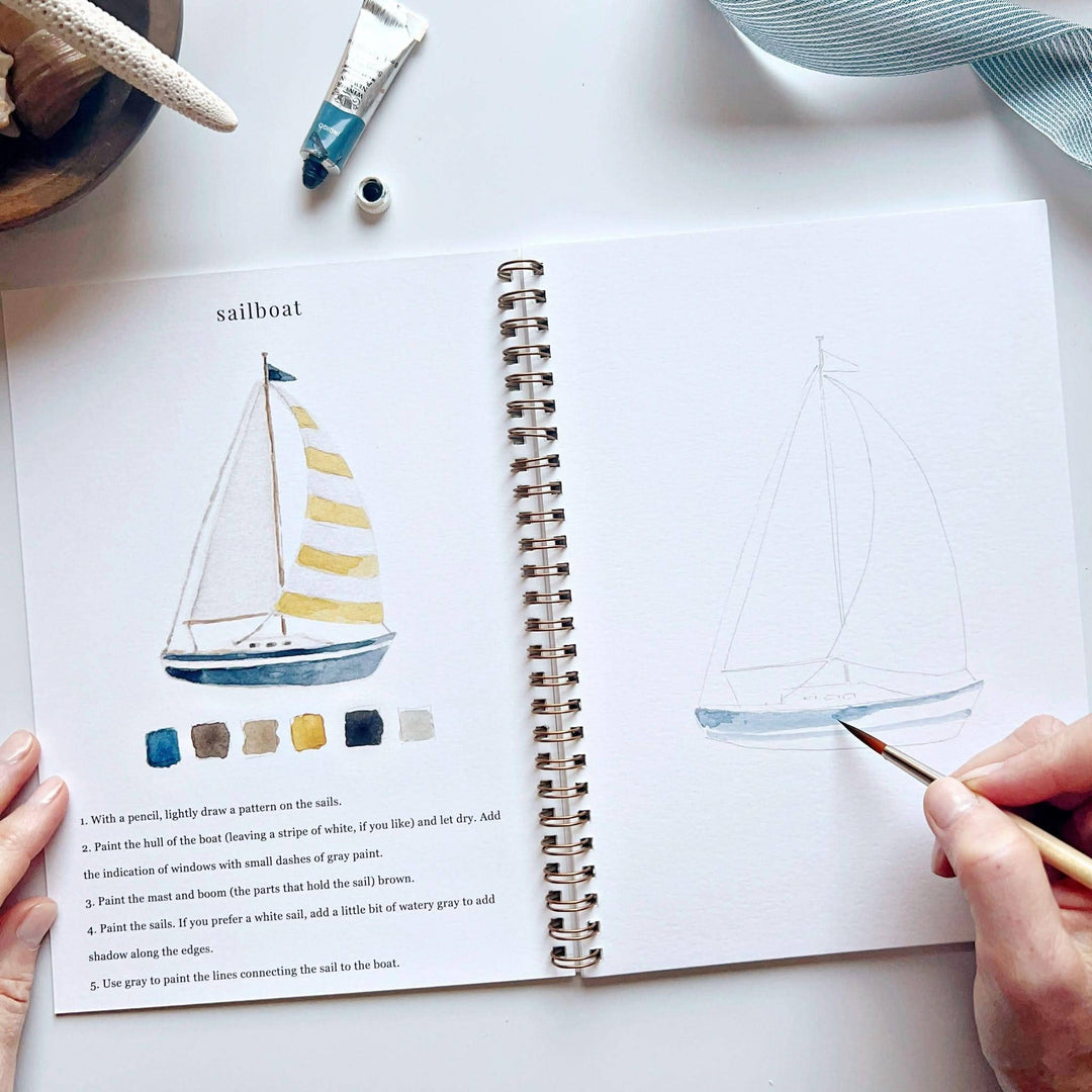 Emily Lex : Seaside watercolour workbook
