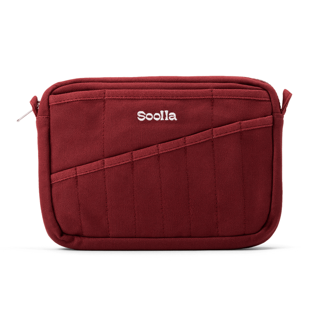 Soolla® Studio Pouch, Sangria (Stationery Pouch)