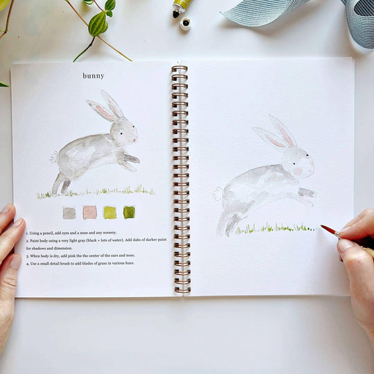 Emily Lex : Animals watercolour workbook