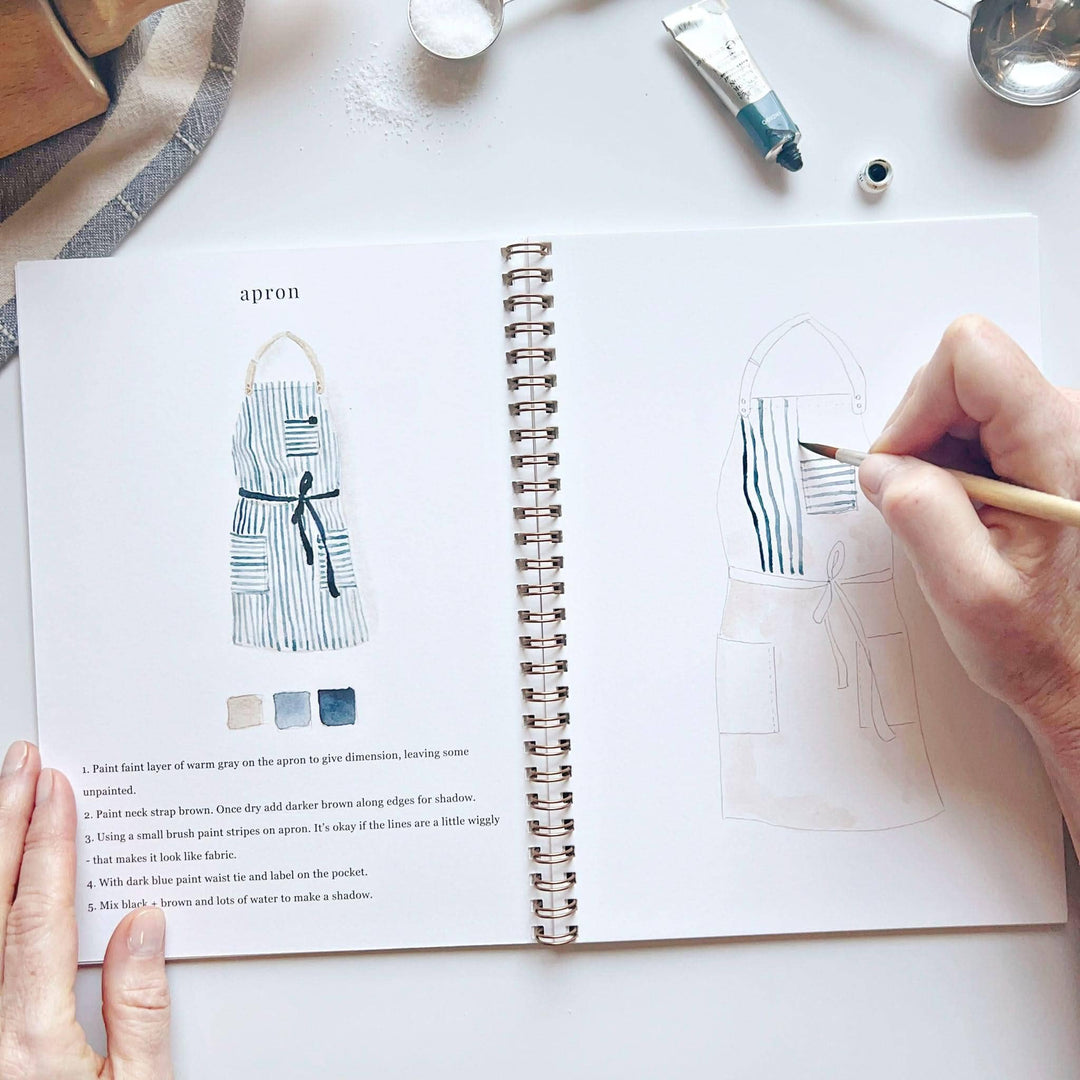 Emily Lex : Baking watercolour workbook