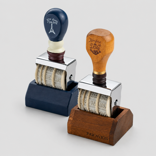 Dayla : Vintage Adjustable Date Roller Stamp