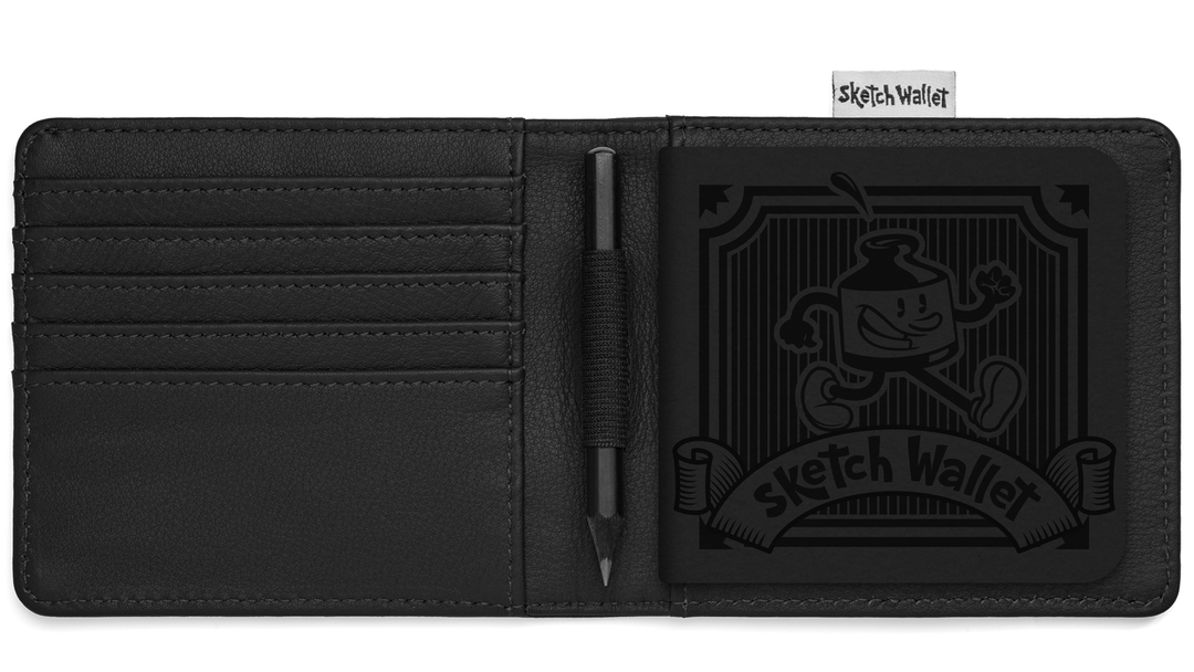 Inky's : Medium Leather Sketch Wallet