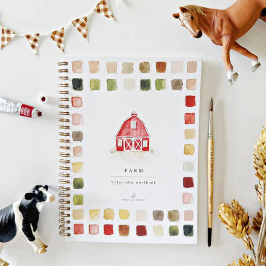 Emily Lex : Farm watercolour workbook