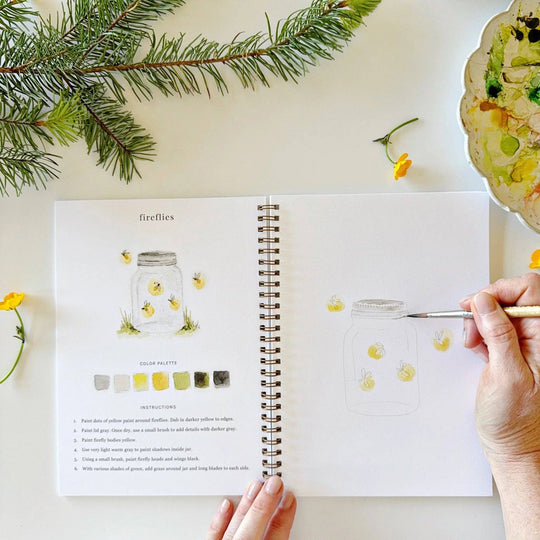 Emily Lex : Camping watercolour workbook