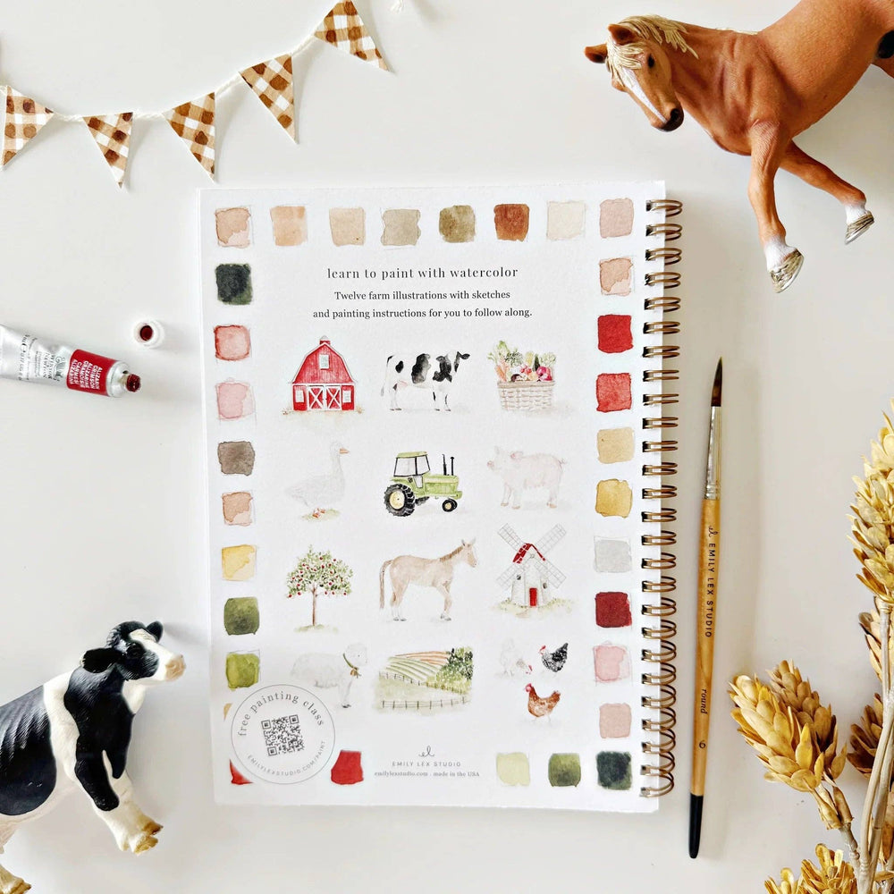Emily Lex : Farm watercolour workbook