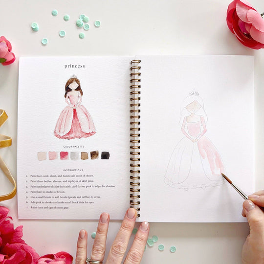 Emily Lex :  Fairytale watercolour workbook