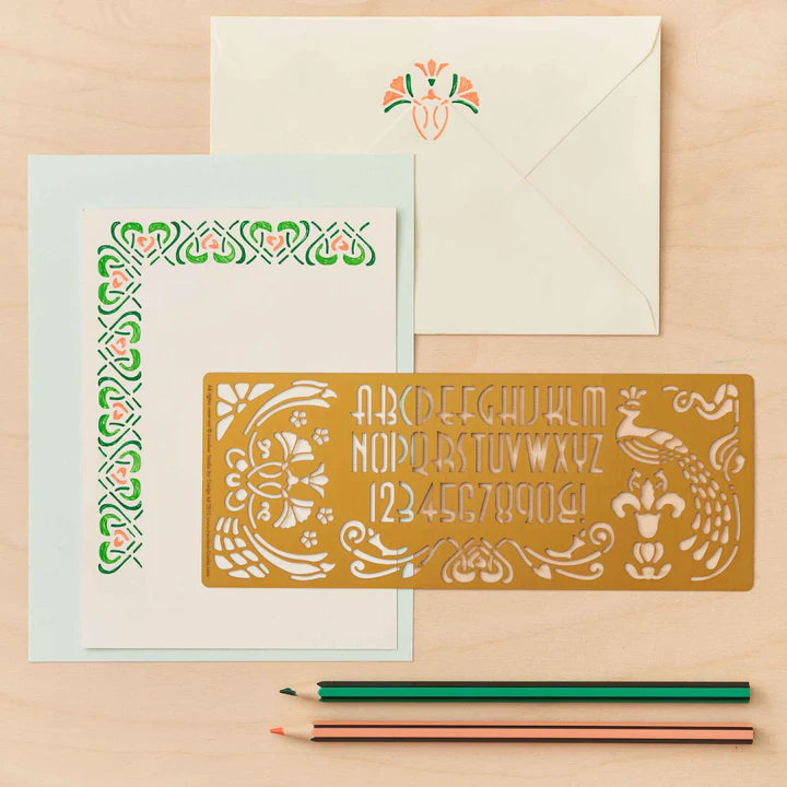 Another Studio : Brass Design Stencil