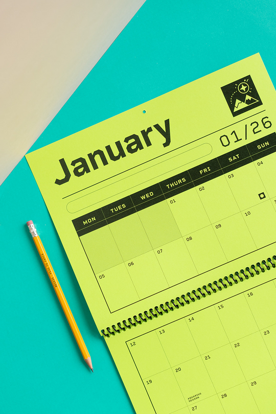 Recess: 2026 Coil Calendar : Strange Year