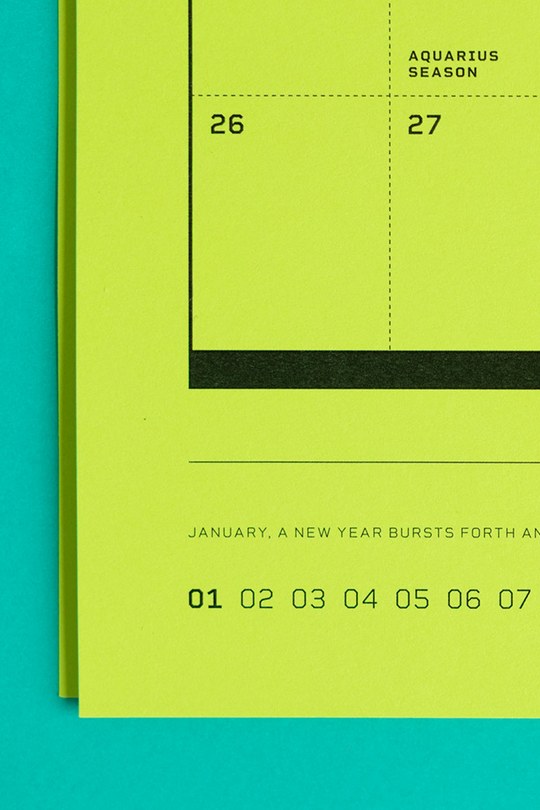 Recess: 2026 Coil Calendar : Strange Year