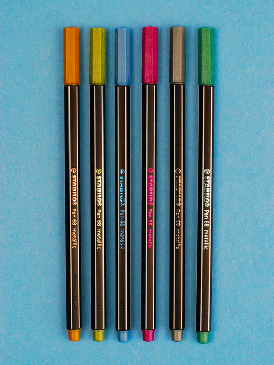 Stabilo Pen 68 : Metallic Pens