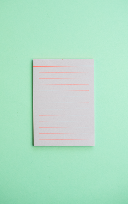 Recess : Neon Notepad