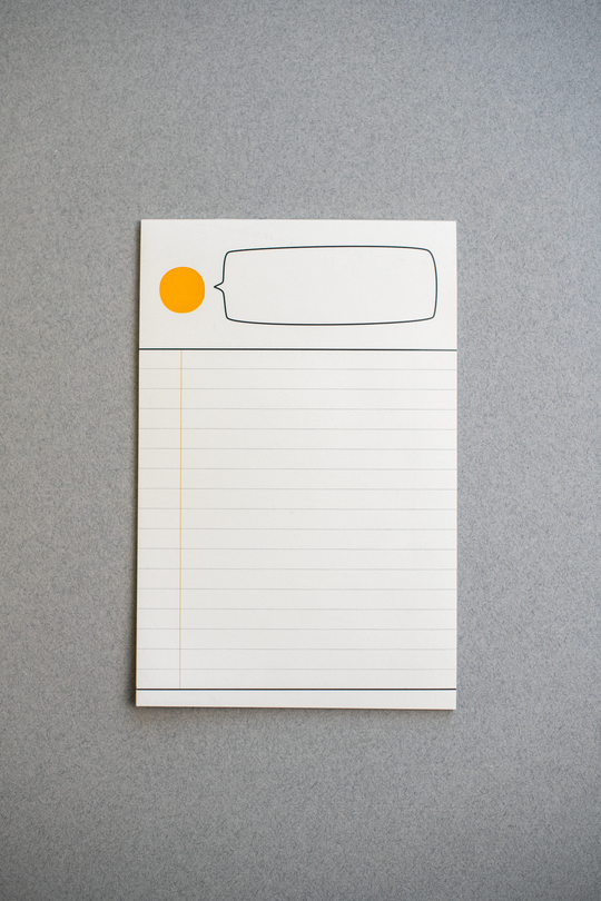 Recess : Letter Writing Pad : Speech Bubble