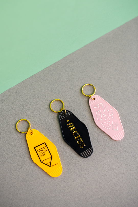 Recess : Stationery Key Tag