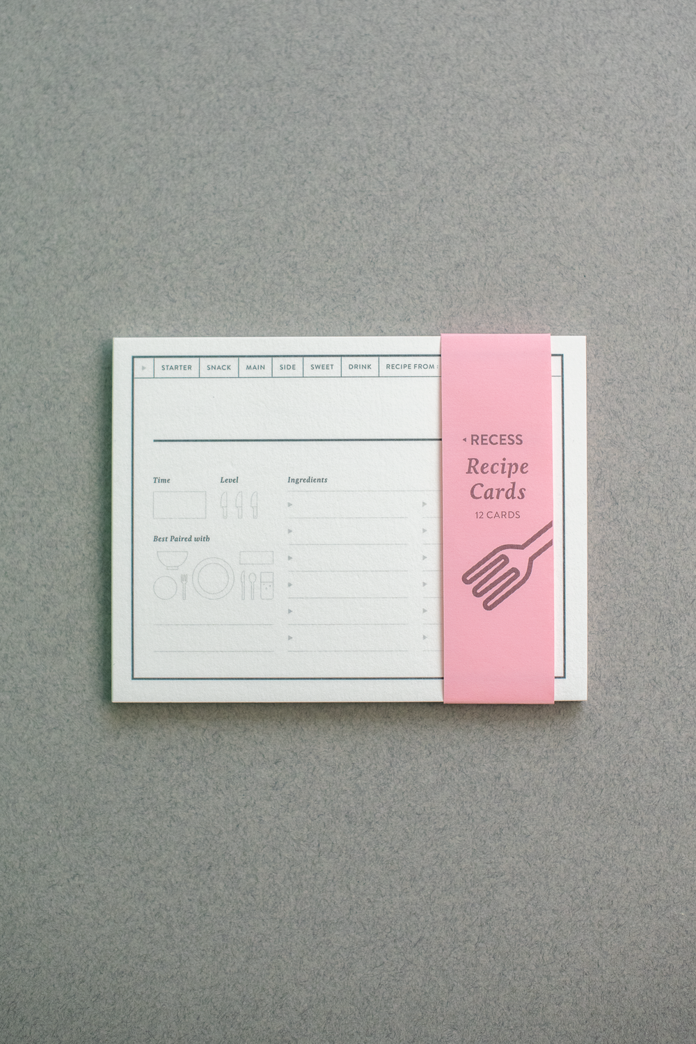 Recess : Recipe Cards : Set of 12