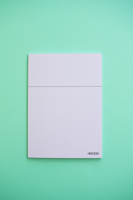 Recess : Notepad Book : A5