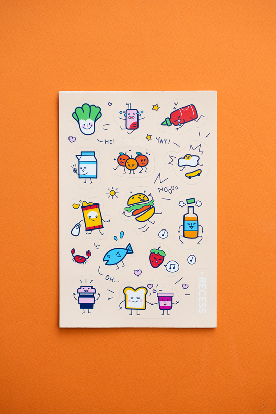 Recess : Sticker Sheet : Comfort Food