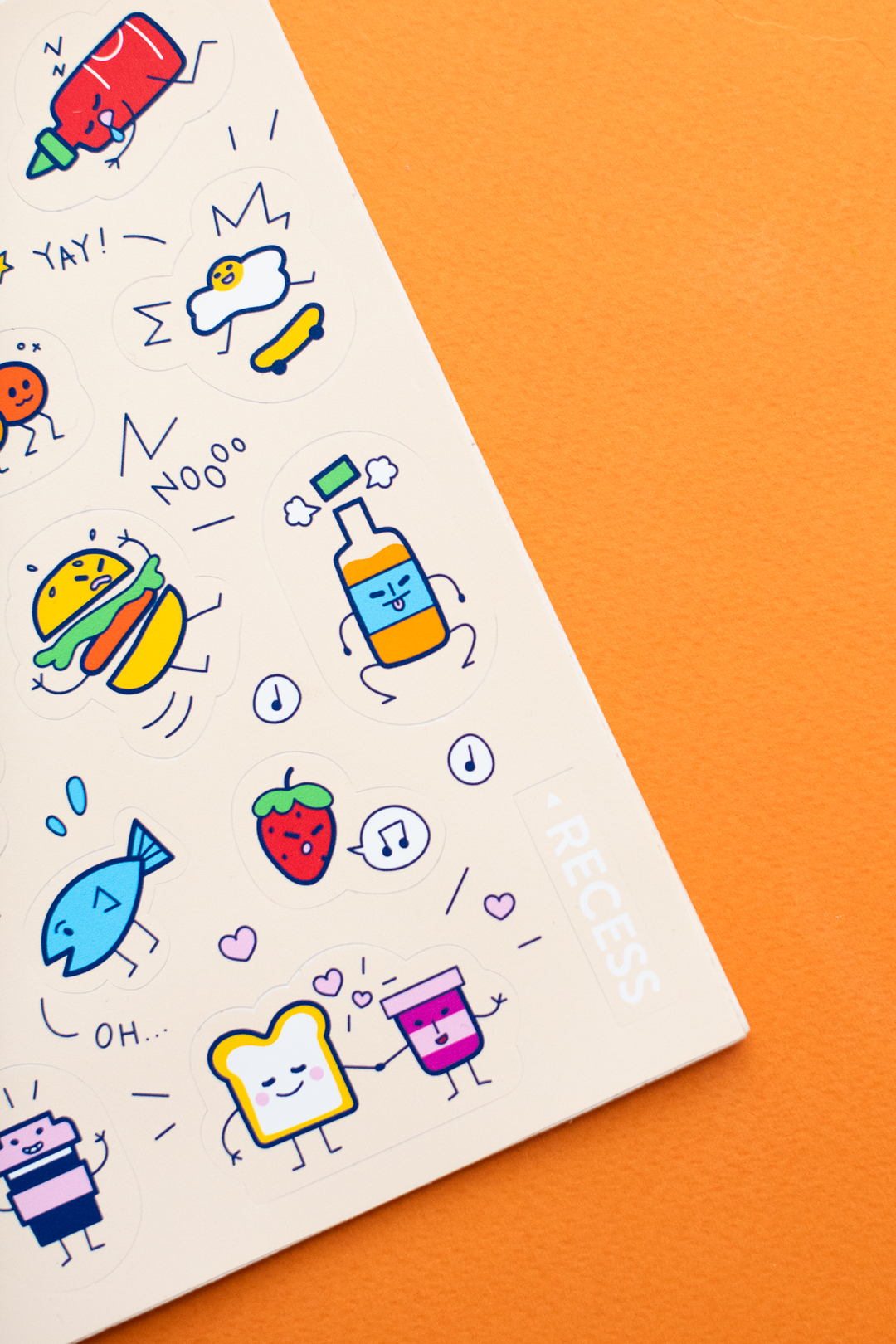 Recess : Sticker Sheet : Comfort Food