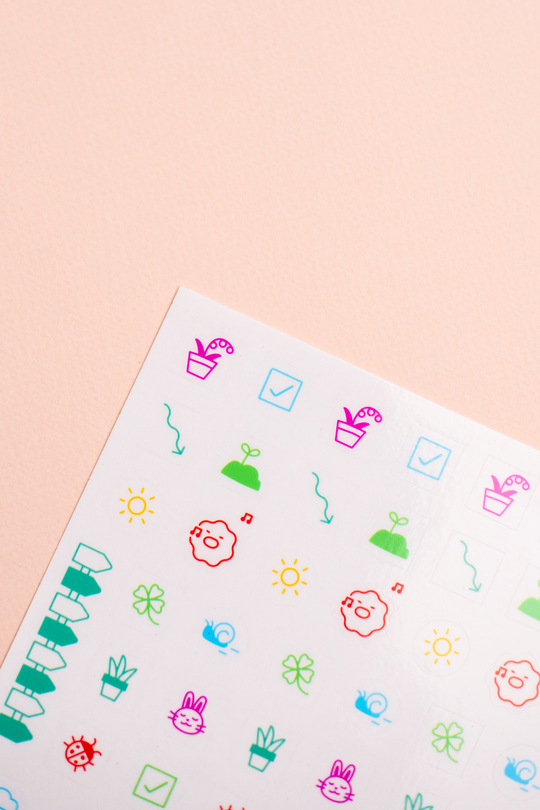 Recess : Sticker Sheet : Spring Icons