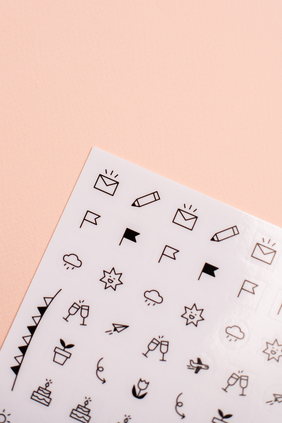 Recess : Sticker Sheet : Transparent Calendar Icons