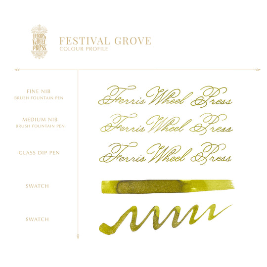 Ferris Wheel Press : 38ml Ink : Festival Grove