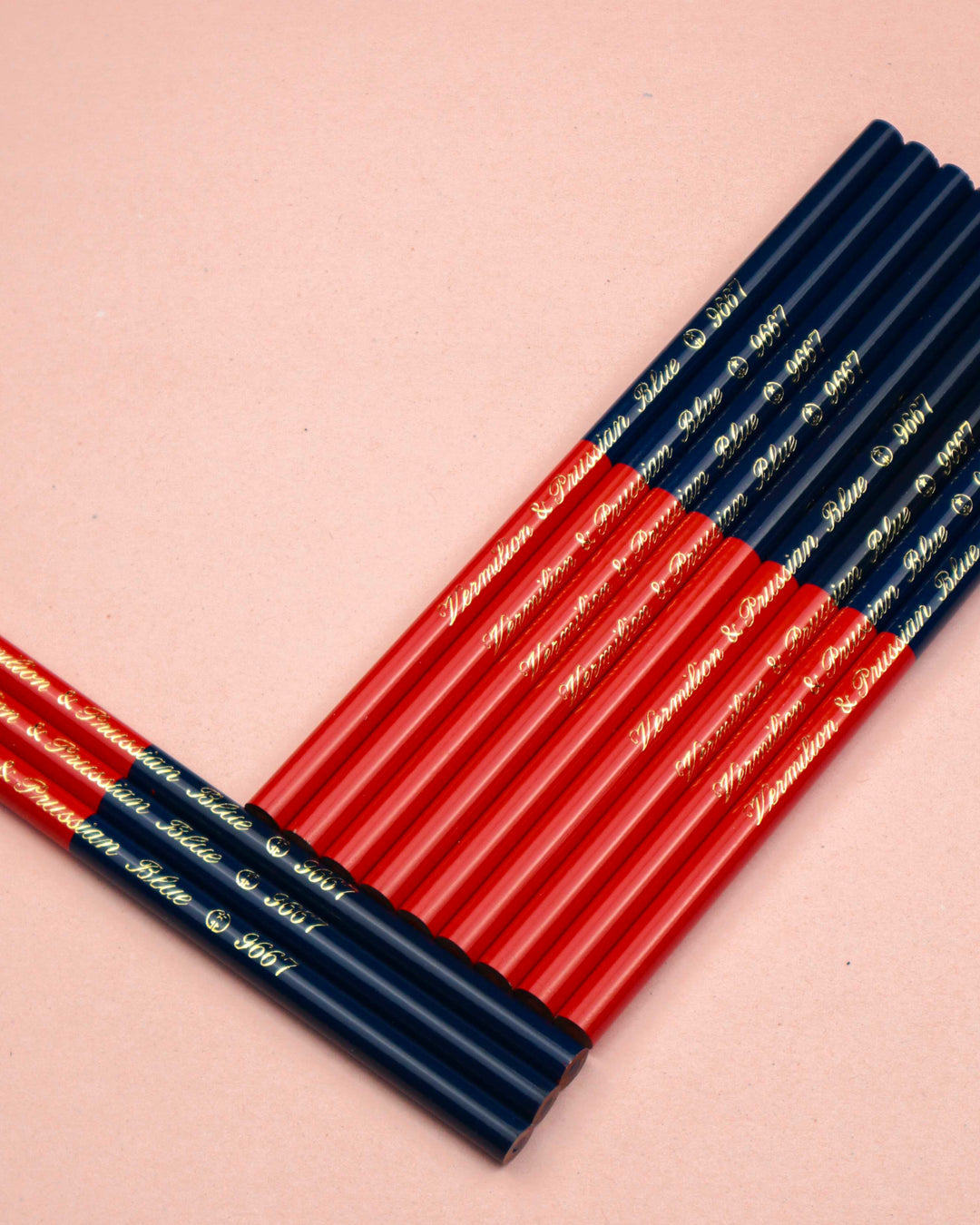 Kitaboshi : Coloured Pencils : Set/12 Vermillion & Prussian Blue