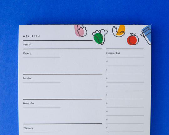 Recess : Meal Planner Pad