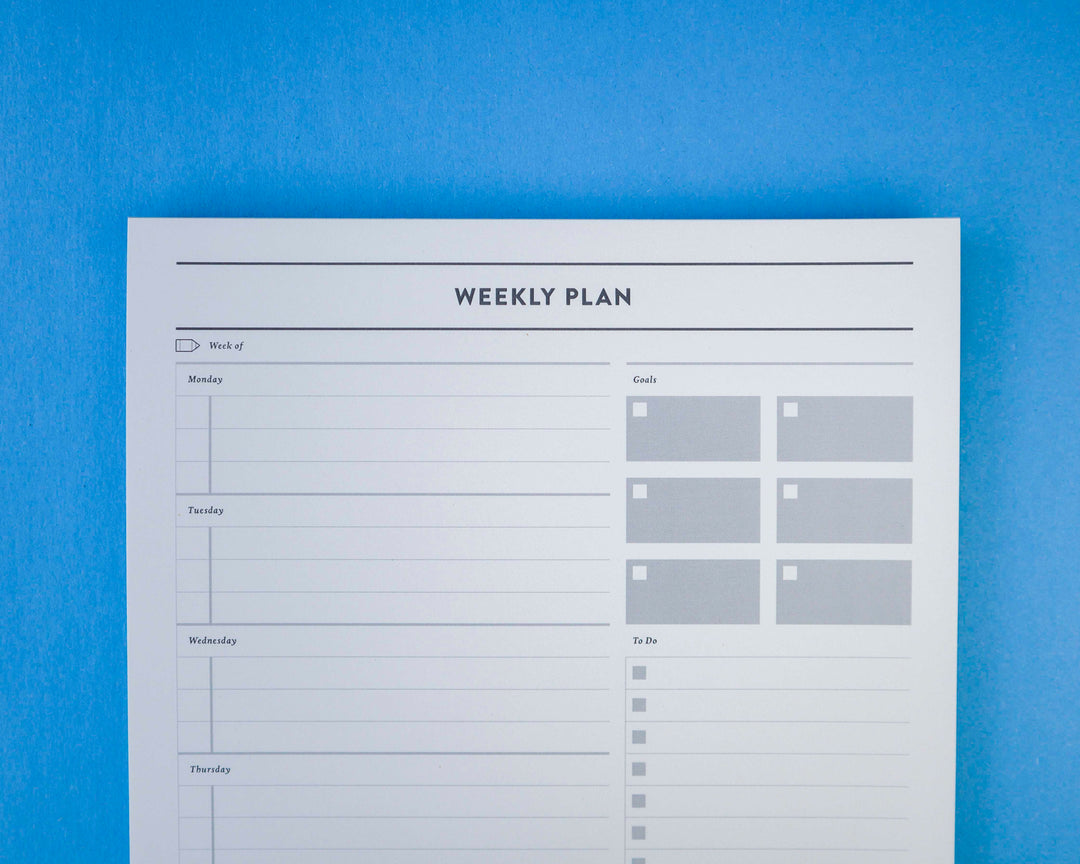 Recess : Large Weekly Planner Pad