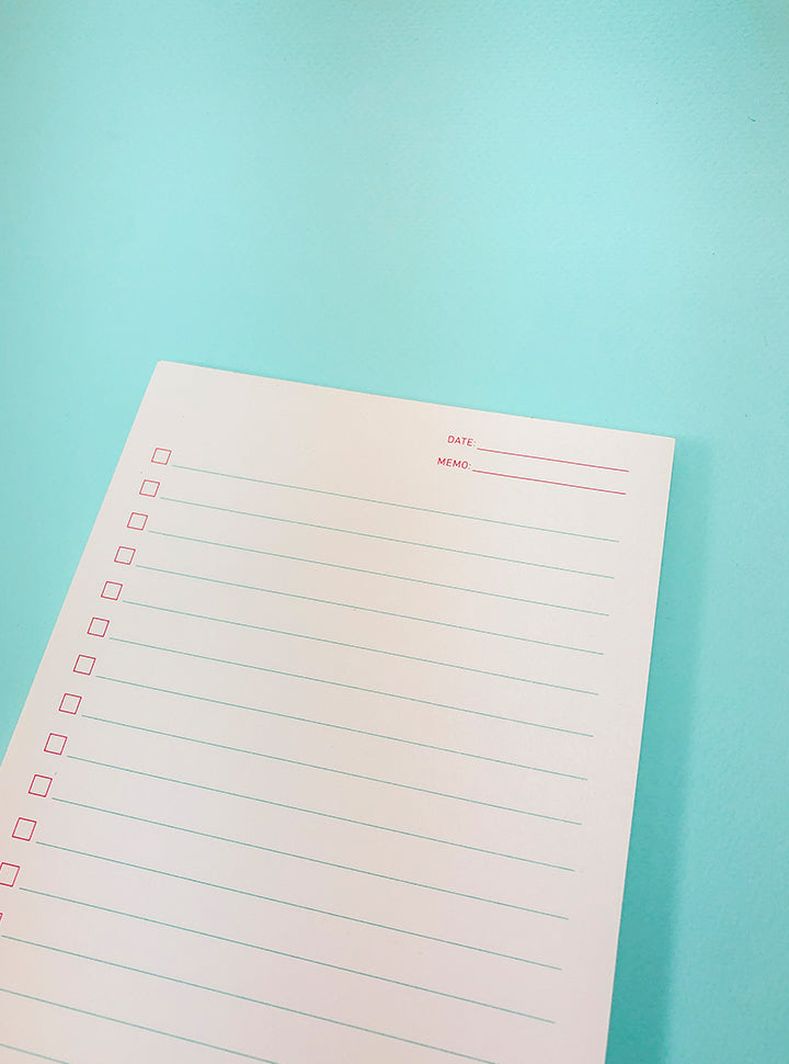 Shorthand Press : Notepad : To Do