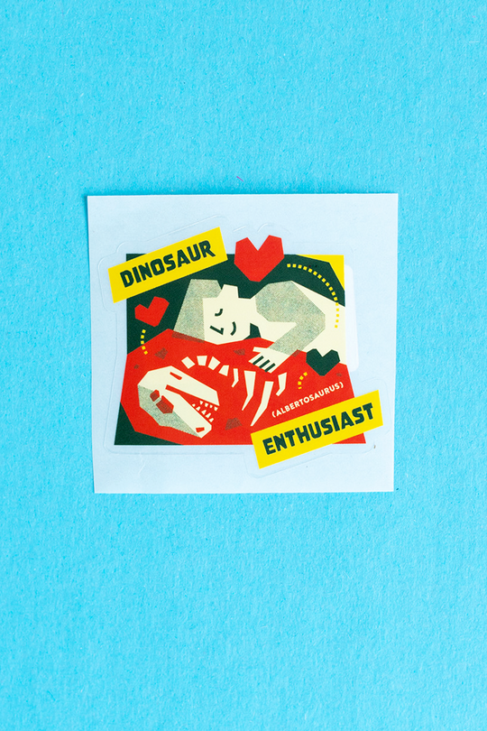 Recess : Sticker : Dinosaur Enthusiast