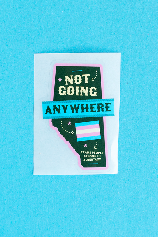 Recess : Sticker : Trans People Belong In Alberta