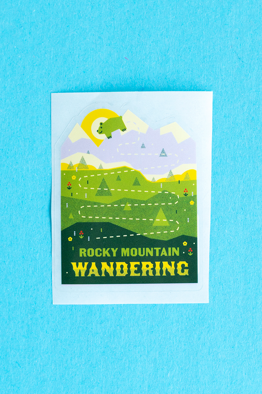 Recess : Sticker : Rocky Mountain Wandering