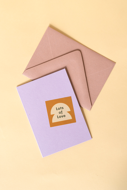 Recess: Cards : Colour Block : Lots of Love