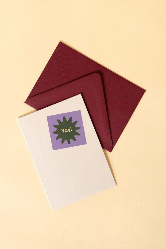 Recess: Cards : Colour Block : Yay!