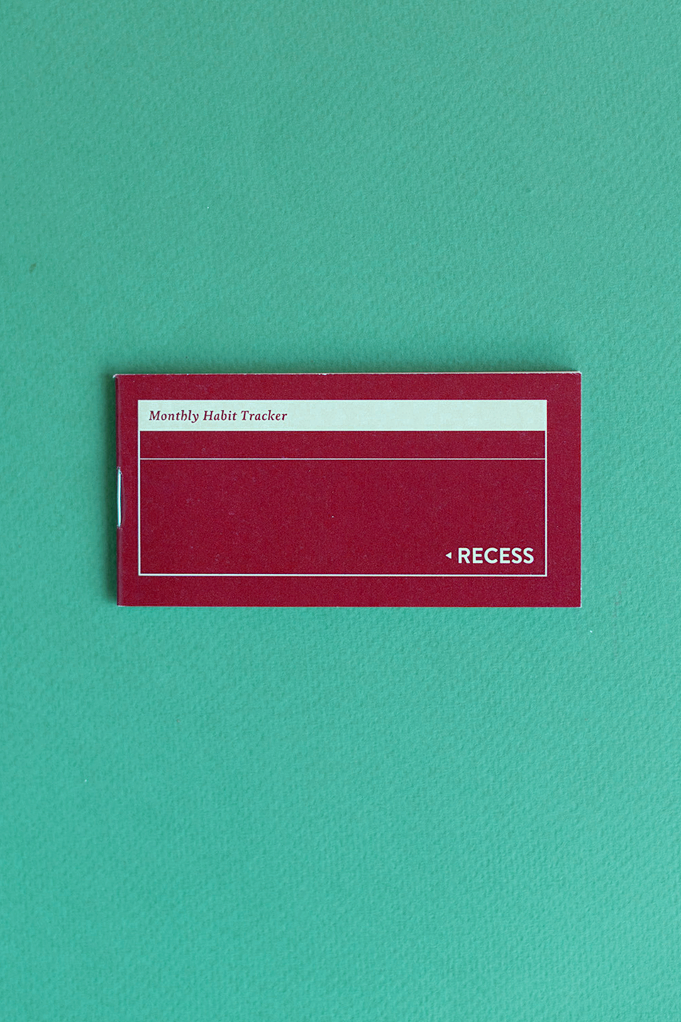 Recess : Habit Tracker Mini Booklet