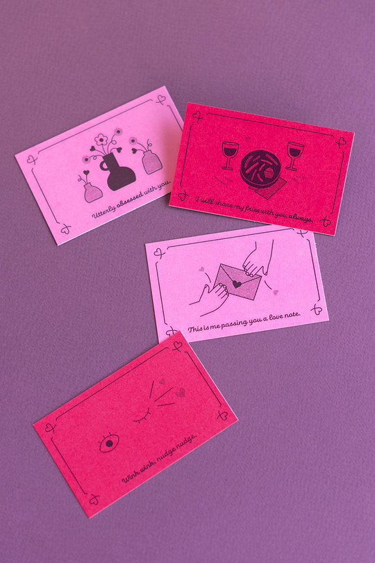 Recess : Valentine's Mini Note Card